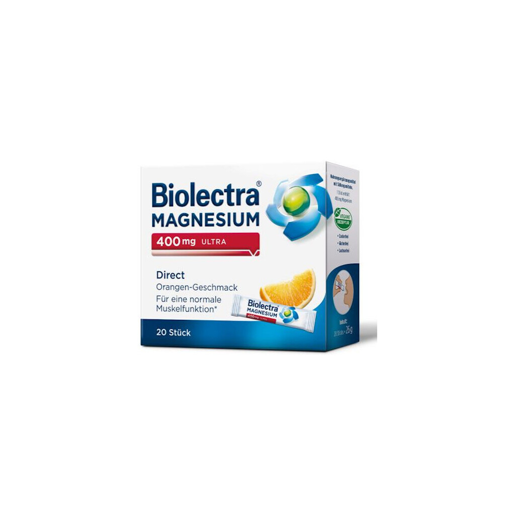 BIOLECTRA MAGNEZIJ 400MG ULTRA DIREKT VREĆICE A20