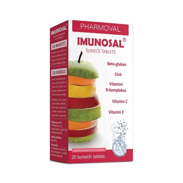 IMUNOSAL ŠUMEĆE TABLETE A20 PAHRMOVAL
