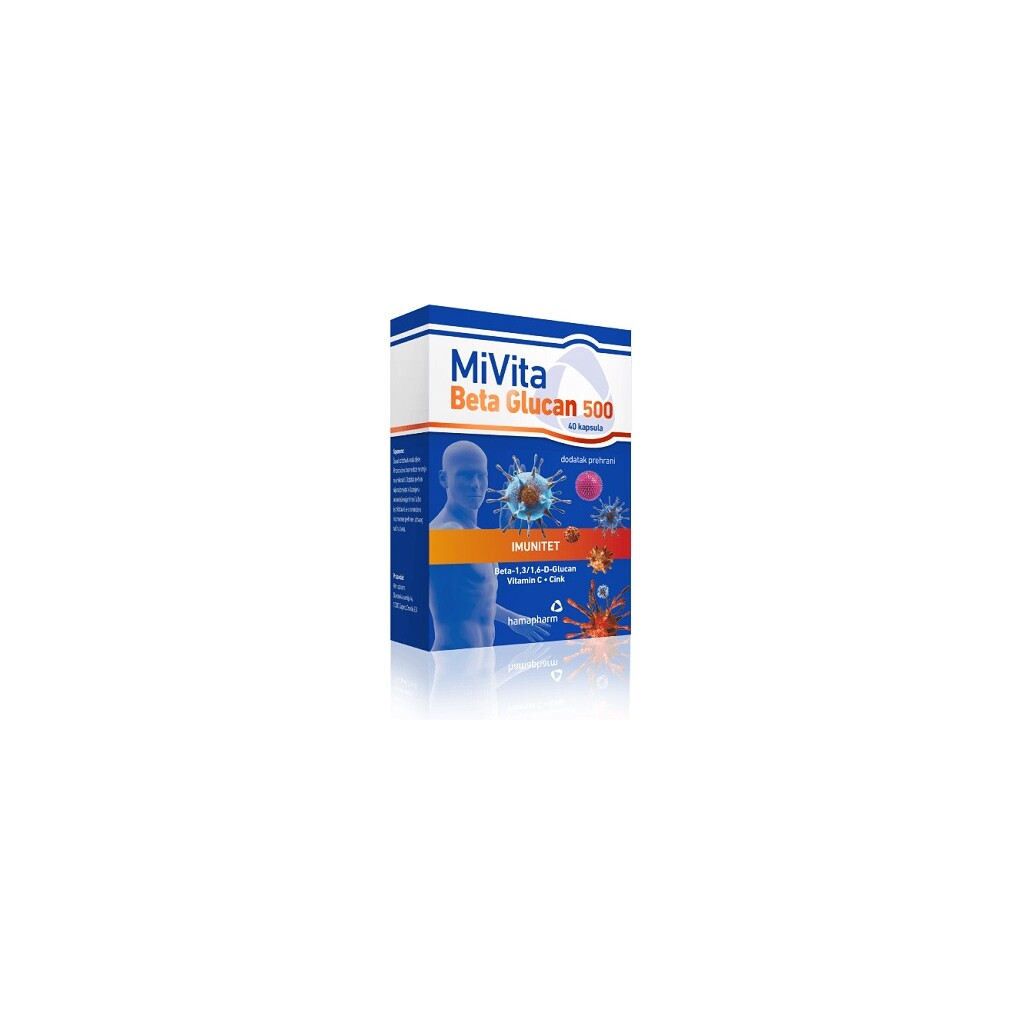 MIVITA BETA GLUCAN 500 KAPSULE A40 HAMAPHARM