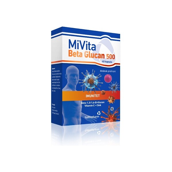 MIVITA BETA GLUCAN 500 KAPSULE A40 HAMAPHARM
