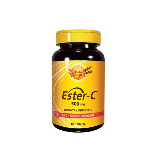 NATURAL WEALTH ESTER C TABLETE 60X500MG