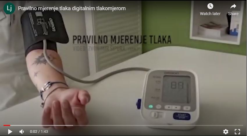 mjerenje tlaka digitalnim tlakomjerom měřič krevního tlaku omron m3
