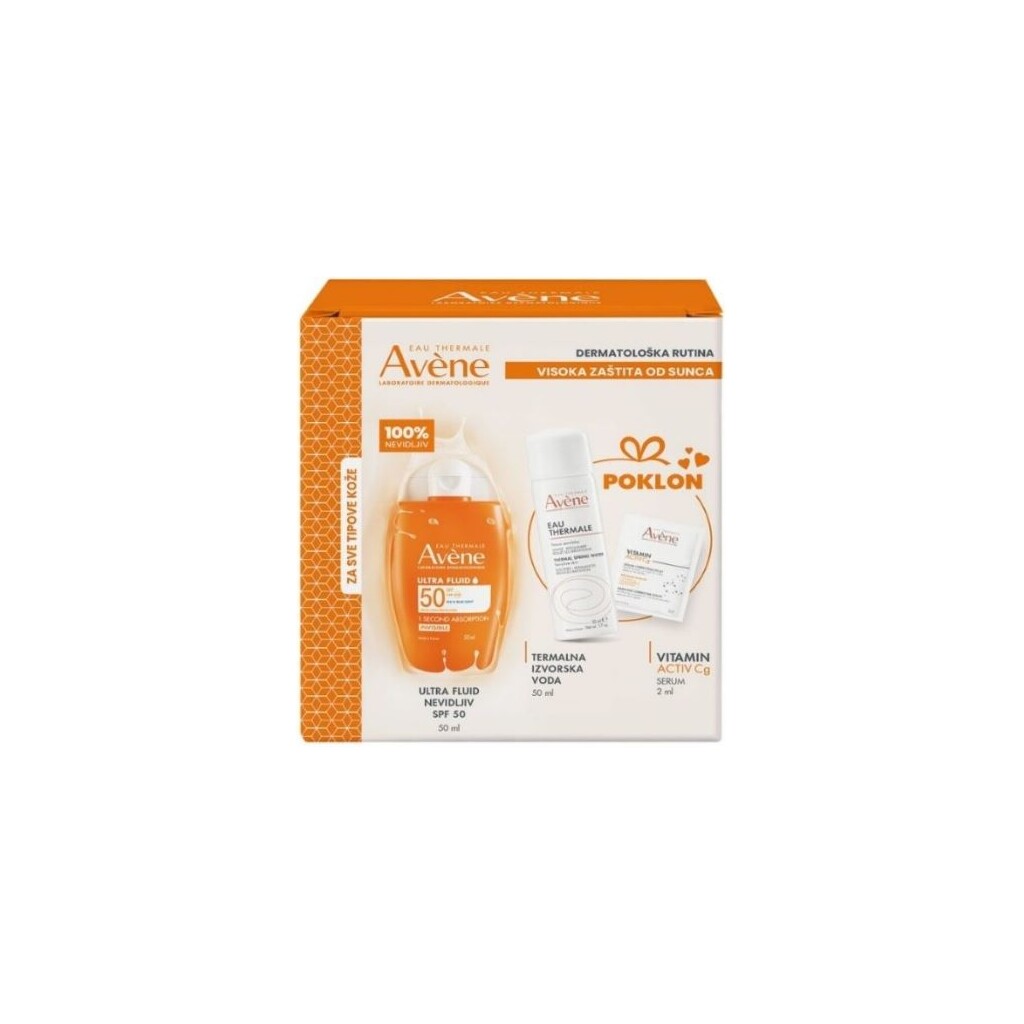 AVENE SUN ULTRA FLUID SPF50 PROMO PAKIRANJE