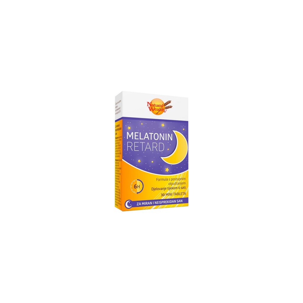 NATURAL WEALTH MELATONIN RETARD TABLETE A30