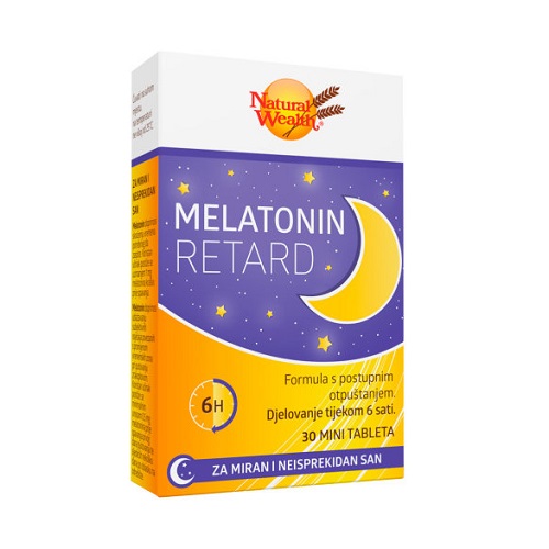 NATURAL WEALTH MELATONIN RETARD TABLETE A30