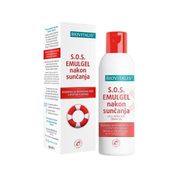 BIOVITALIS S.O.S. EMULGEL NAKON SUNČANJA
