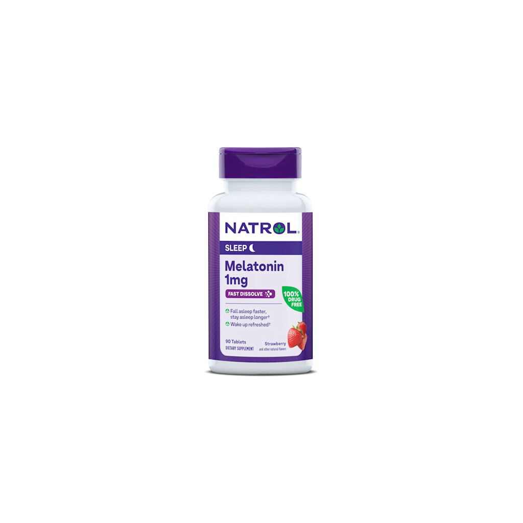 MELATONIN FAST DISSOLVE 1MG TABLETE A90 NATROL