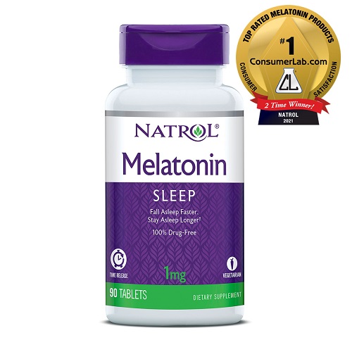 NATROL MELATONIN TABLETE 1MG A90