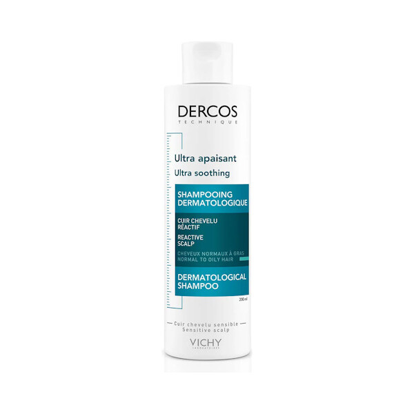 VICHY DERCOS SMIRUJUĆI ŠAMPON OSJETLJIVO VLASIŠTE NORMALNA MASNA KOSA 200ML