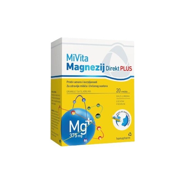 MIVITA MAGNEZIJ DIREKT PLUS HAMAPHARM A20