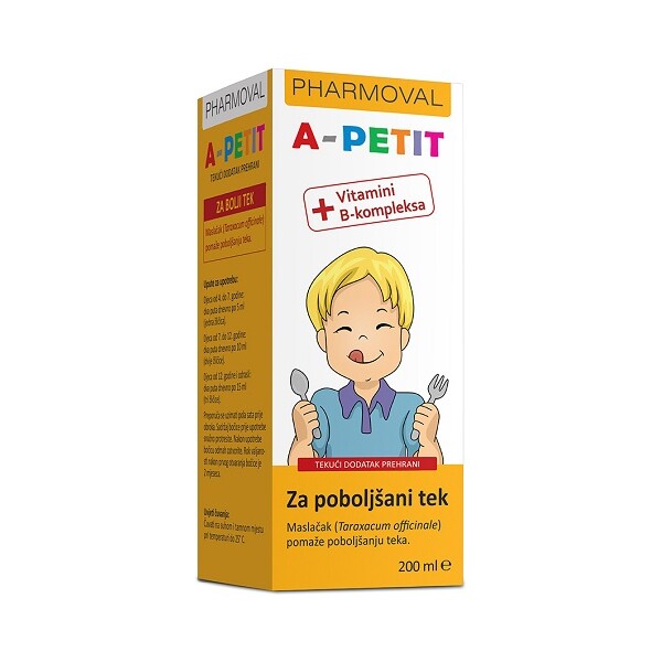A-PETIT SIRUP 200ML PHARMOVAL