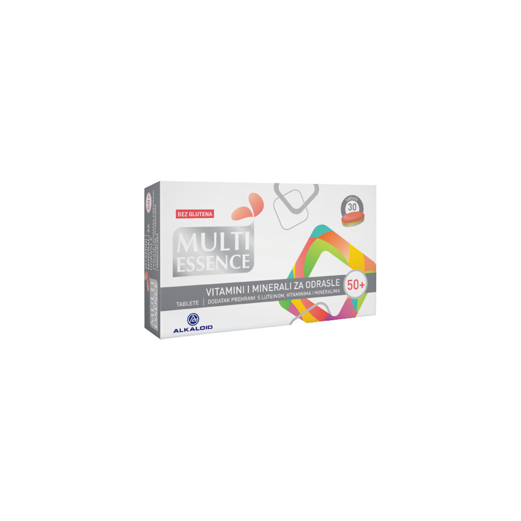 MULTI ESSENCE VITAMINI I MINERALI 50+ TABLETE A30 ALKALOID
