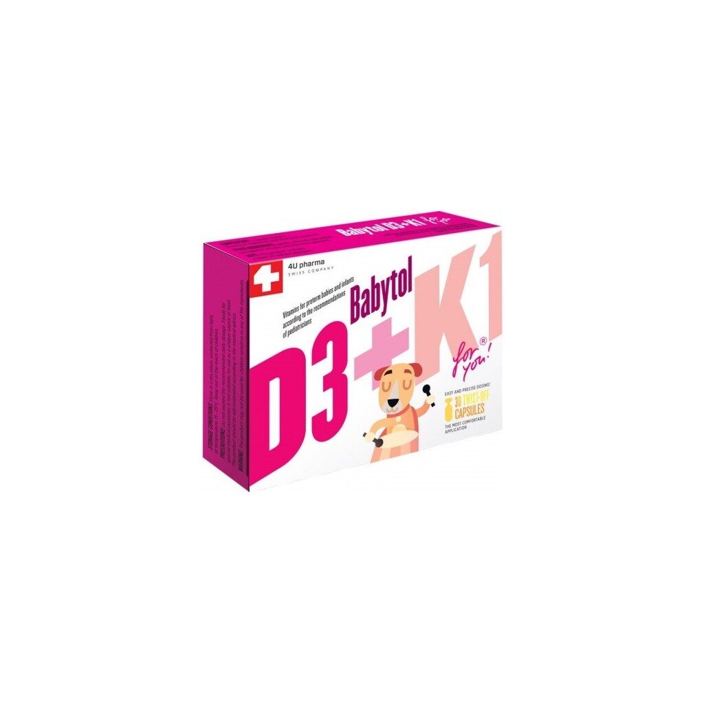 BABYTOL D3+K1 TWIST OFF KAPSULE A30