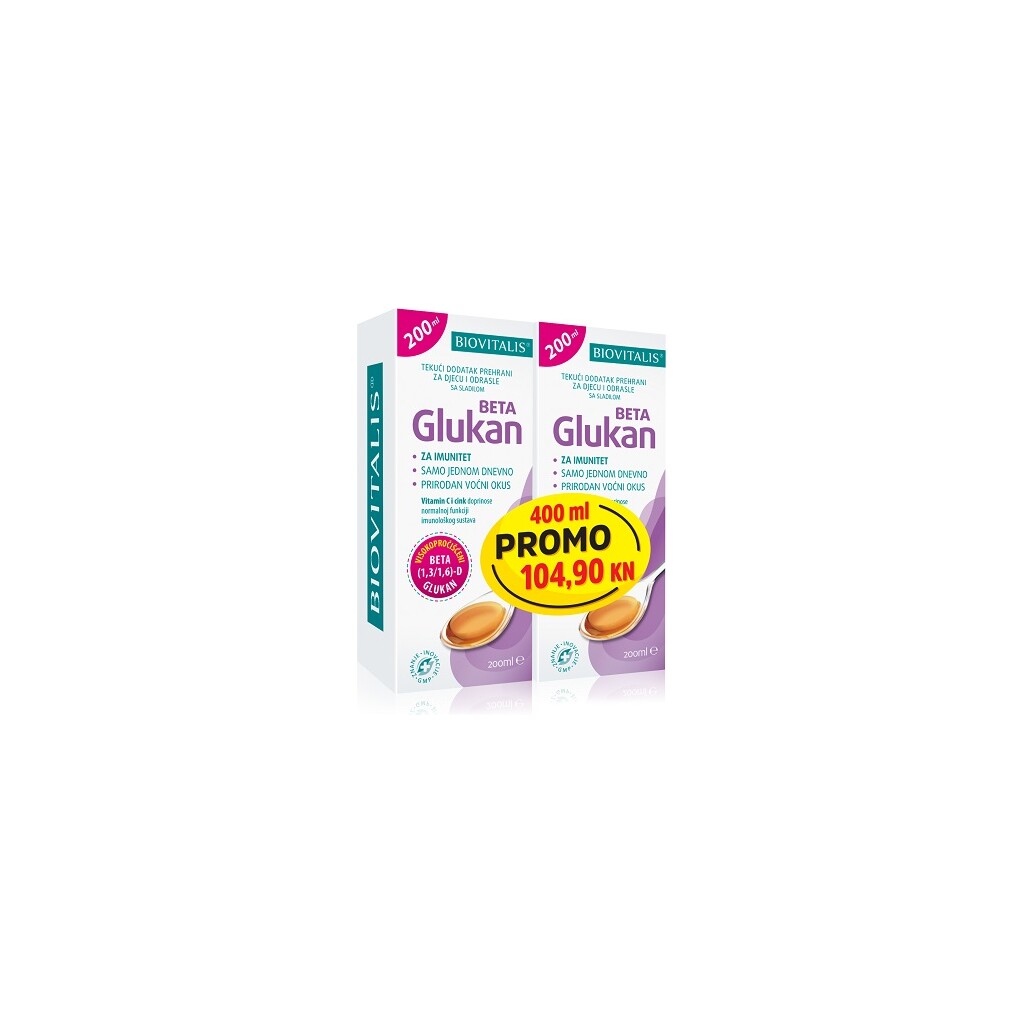 BIOVITALIS BETA GLUKAN SIRUP DUO