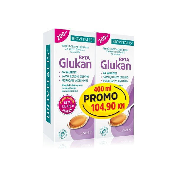 BIOVITALIS BETA GLUKAN SIRUP DUO