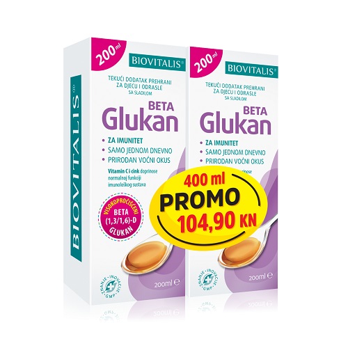 BIOVITALIS BETA GLUKAN SIRUP DUO