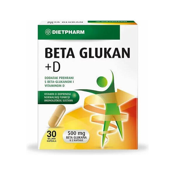 BETA GLUKAN + VITAMIN D KAPSULE DIETPHARM