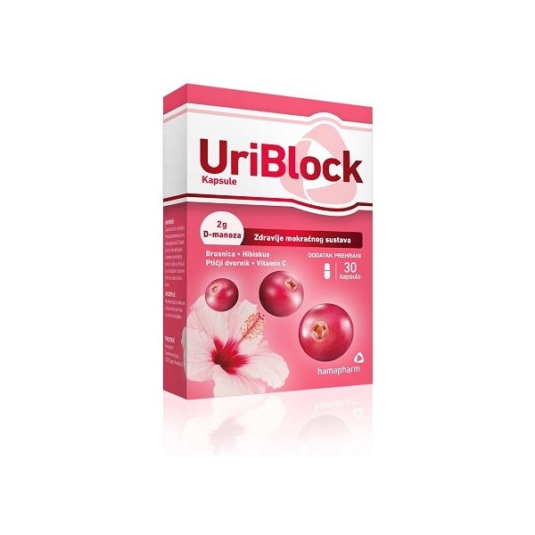URIBLOCK KAPSULE HAMAPHARM A30