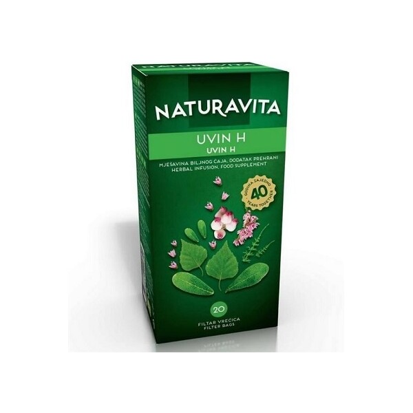 ČAJ UVIN H FILTER NATURAVITA A20