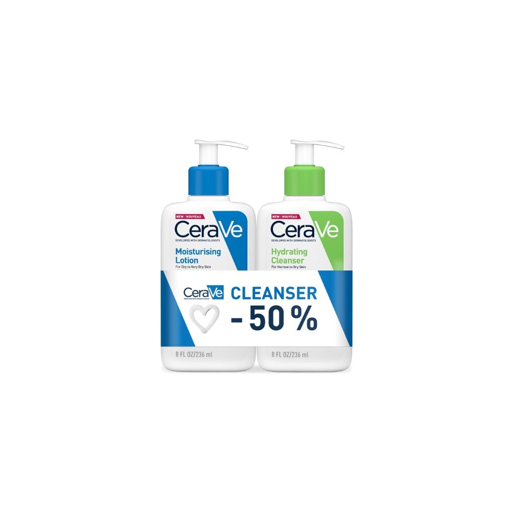 CERAVE HIDRATANTNI LOSION 236ML+ EMULZIJA ZA ČIŠĆENJE 236ML