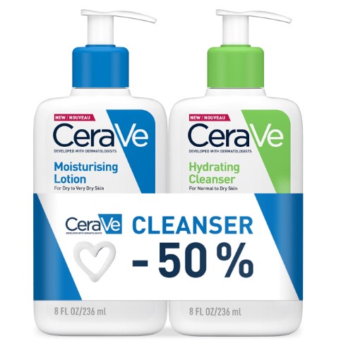 CERAVE HIDRATANTNI LOSION 236ML+ EMULZIJA ZA ČIŠĆENJE 236ML