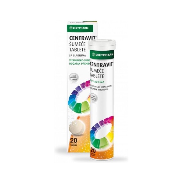 DIETPHARM CENTRAVIT ŠUMEĆE TABLETE A20
