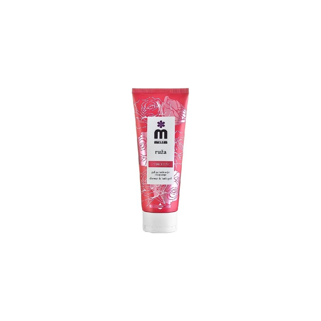 MELEM GEL ZA TUŠIRANJE S RUŽOM 250ML