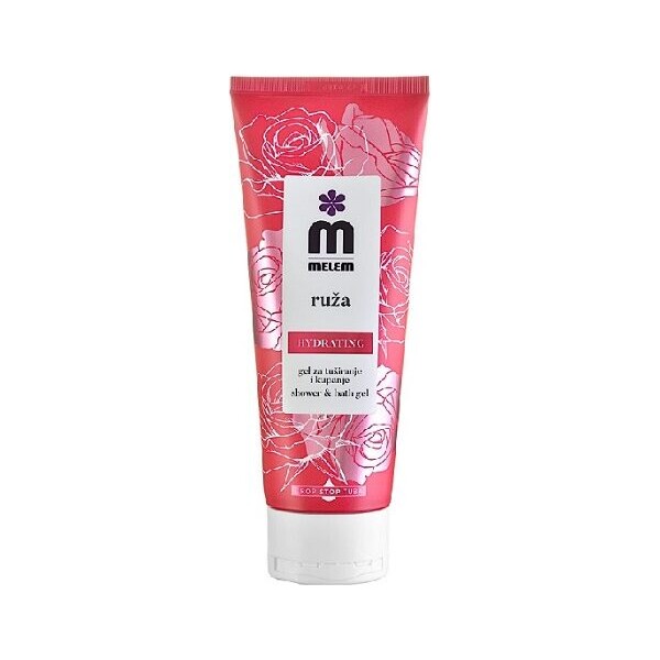 MELEM GEL ZA TUŠIRANJE S RUŽOM 250ML