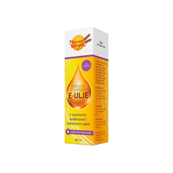 NATURAL WEALTH VITAMINSKO E-ULJE 60ML