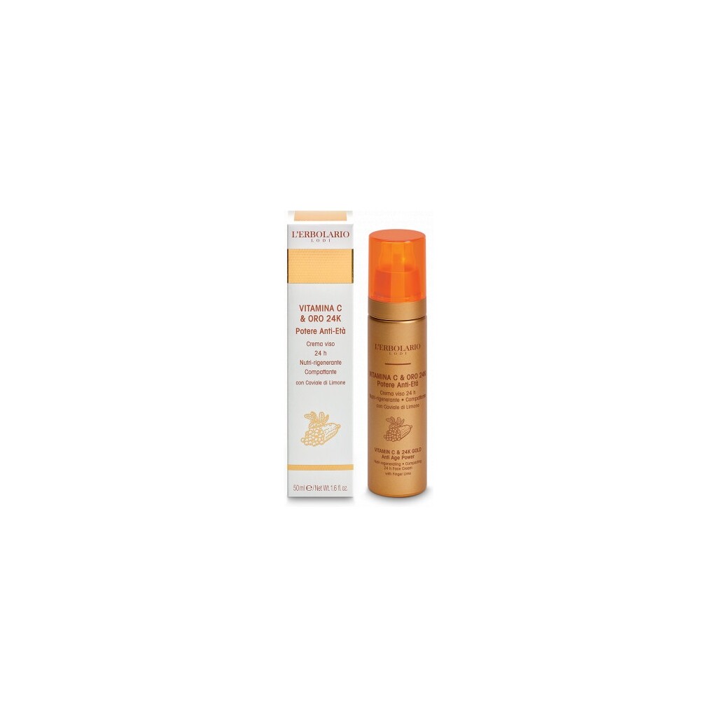 LERBOLARIO VITAMINA C & ORO 24K GOLD KREMA ZA LICE