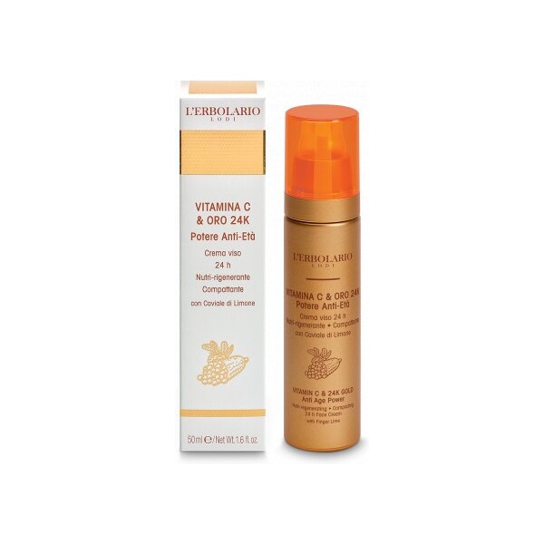 LERBOLARIO VITAMINA C & ORO 24K GOLD KREMA ZA LICE