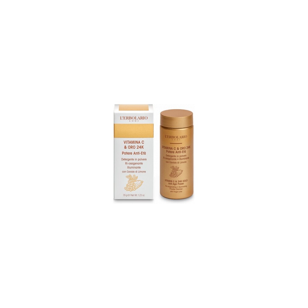 LERBOLARIO VITAMINA C & ORO 24K GOLD PRAH ZA ČIŠĆENJE LICA