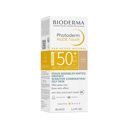 BIODERMA PHOTODERM NUDE TOUCH SPF50+ LIGHT