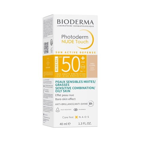 BIODERMA PHOTODERM NUDE TOUCH SPF50+ VERY LIGHT