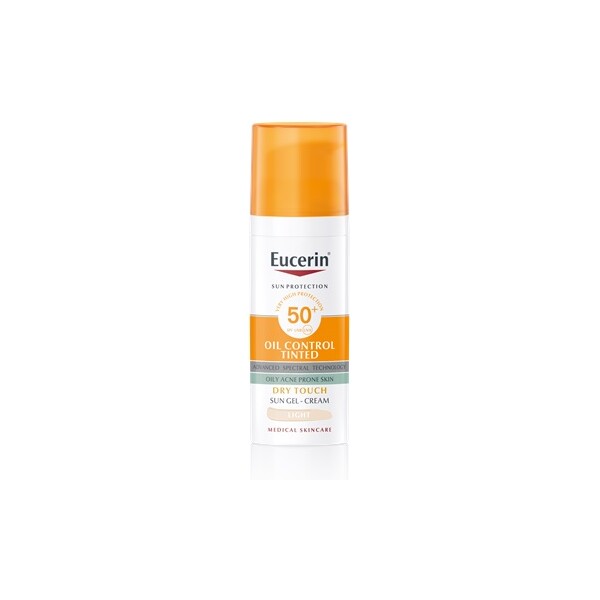 EUCERIN SUN OIL CONTROL TINTED GEL KREMA SPF50+ LIGHT