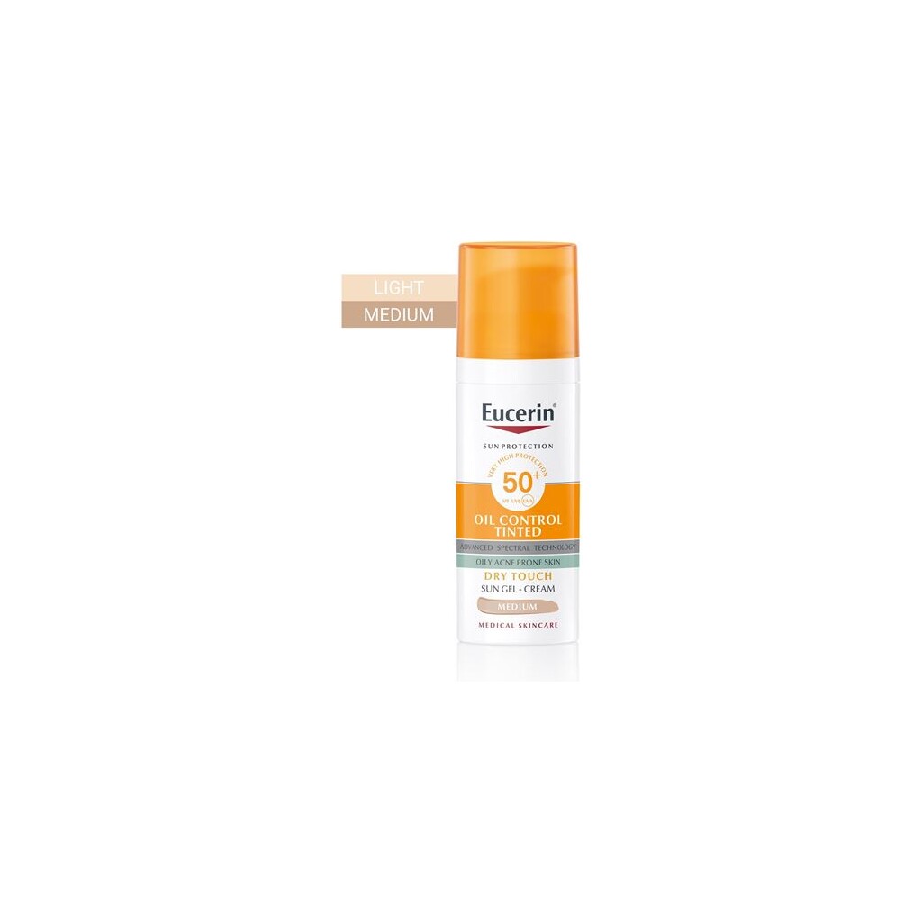 EUCERIN SUN OIL CONTROL TINTED GEL KREMA SPF50+ MEDIUM