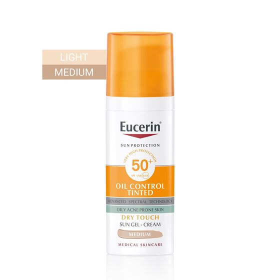 EUCERIN SUN OIL CONTROL TINTED GEL KREMA SPF50+ MEDIUM