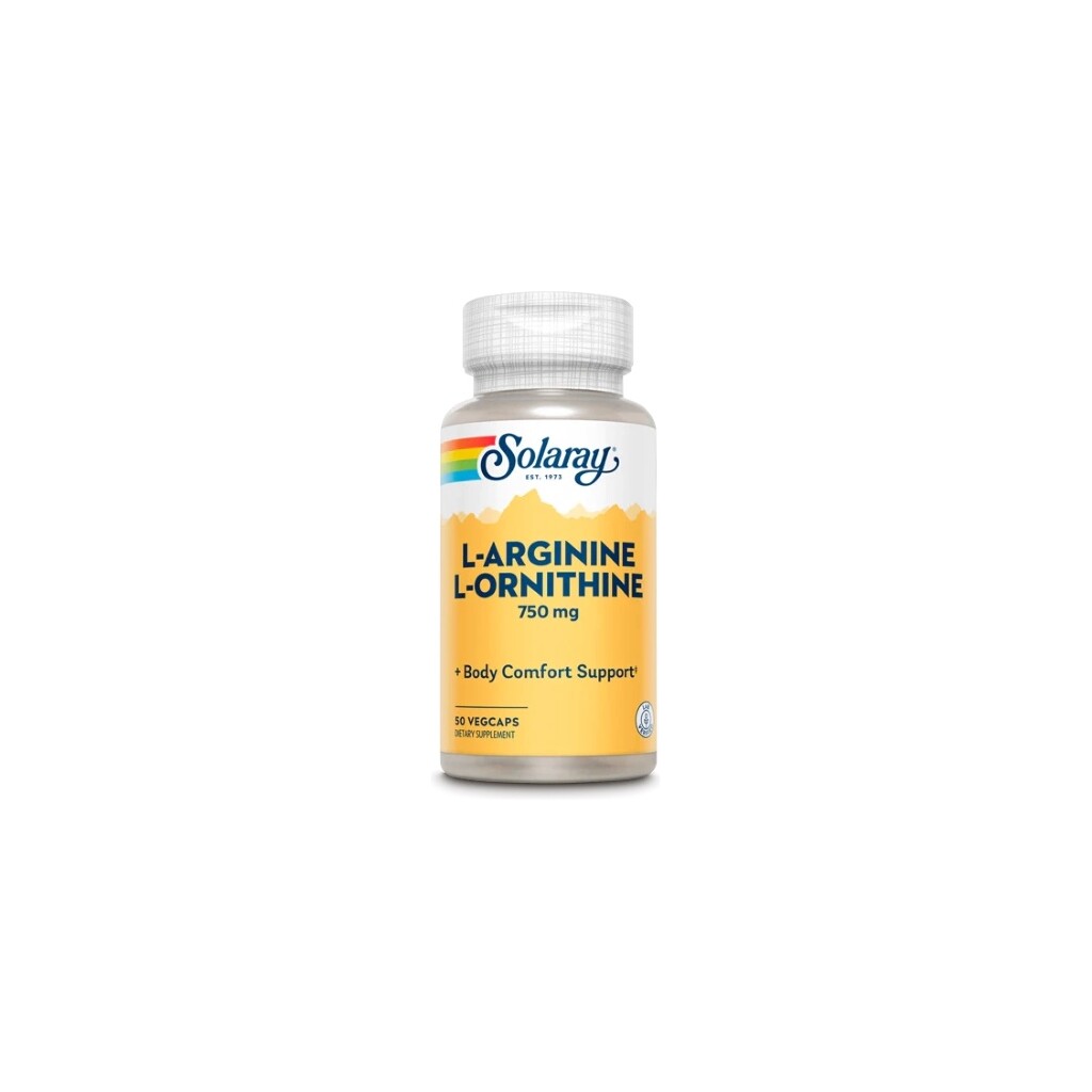 SOLARAY L-ARGININ I L-ORNITHIN KAPSULE A50