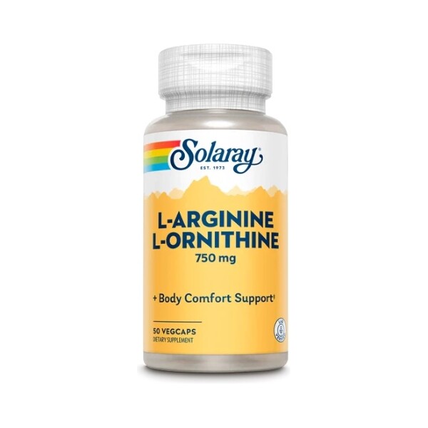SOLARAY L-ARGININ I L-ORNITHIN KAPSULE A50