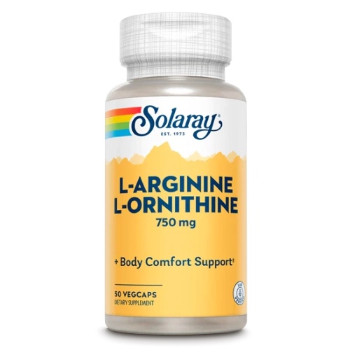 SOLARAY L-ARGININ I L-ORNITHIN KAPSULE A50