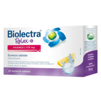 BIOLECTRA RELAX MAGNEZIJ 375MG +B6 ŠUMEĆE TABLETE