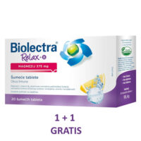 BIOLECTRA RELAX MAGNEZIJ 375MG +B6 ŠUMEĆE TABLETE 2XA20