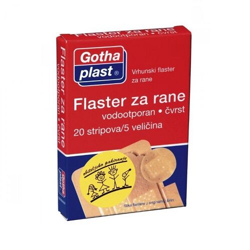 FLASTER ZA RANE VODOOTPORAN STRIP GOTHAPLAST A20