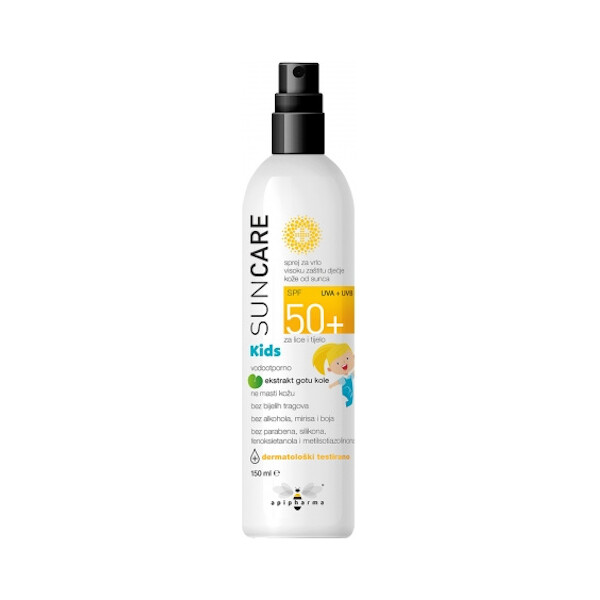 SUNCARE KIDS SPREJ SPF 50+ 150ML APIPHARMA