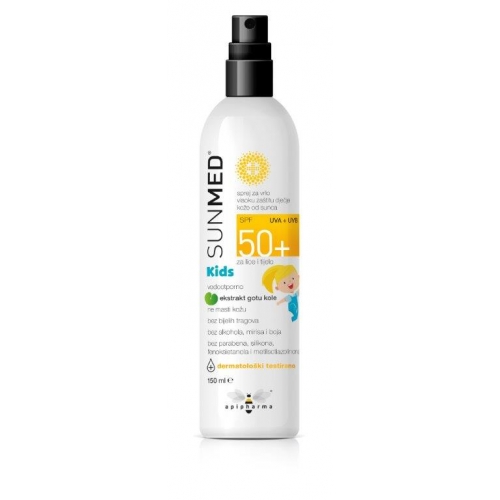 APIPHARMA SUNMED KIDS SPREJ SPF 50+ 150ML