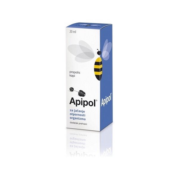 APIPHARMA APIPOL ALKOHOLNE KAPI PROPOLISA 20ML