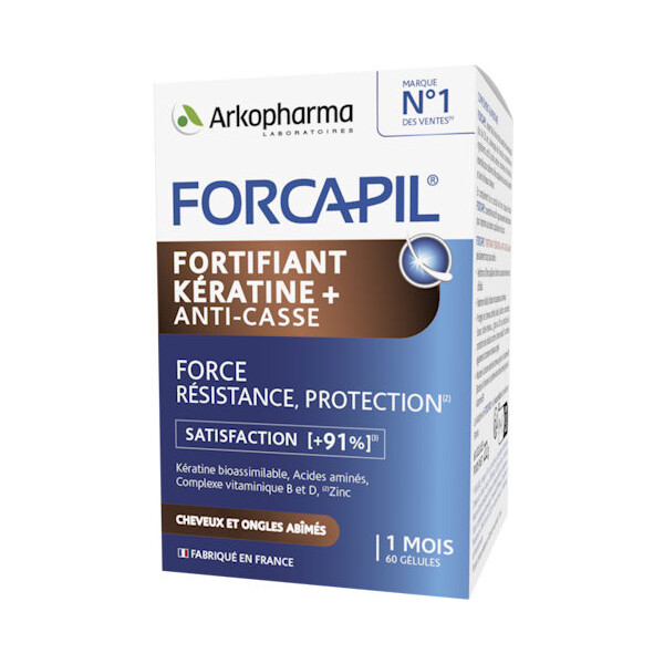FORCAPIL FORTIFIANT KERATINE+ KAPSULE A60 ARKOPHARMA