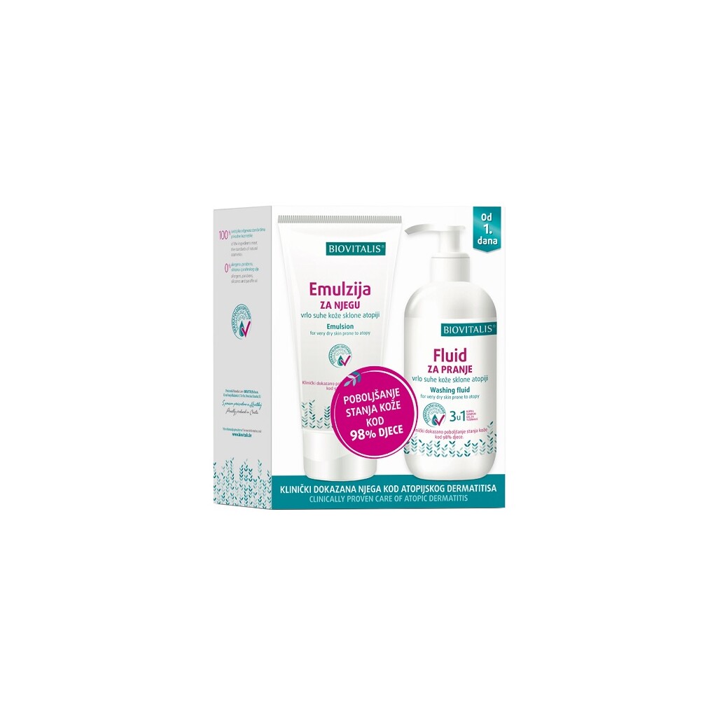 BIOVITALIS SET EMULZIJA I FLUID ZA PRANJE