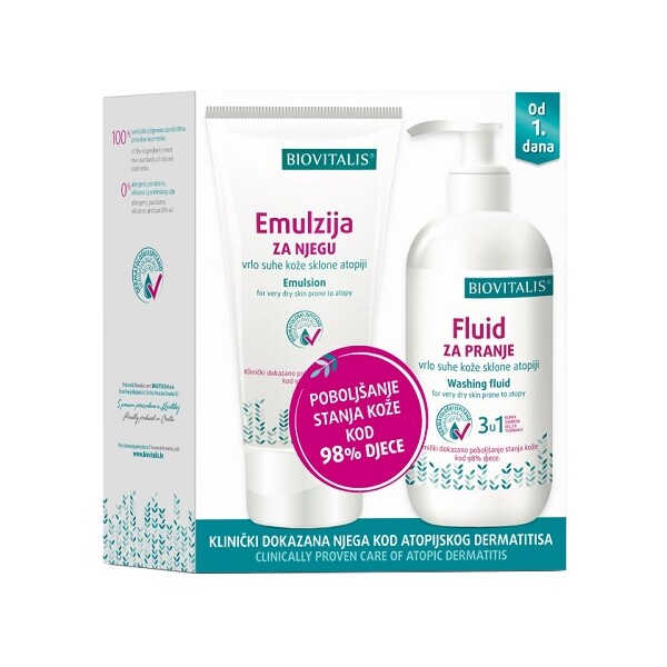 BIOVITALIS SET EMULZIJA I FLUID ZA PRANJE