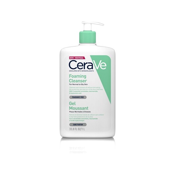 CERAVE PJENUŠAVI GEL ZA ČIŠENJE TIJELA I LICA 1000ML